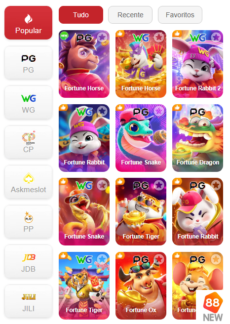 Experiência de Jogos new88.com